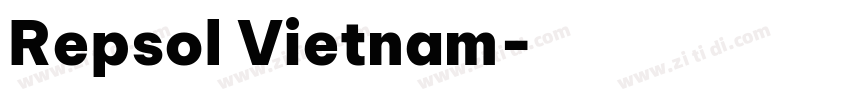 Repsol Vietnam字体转换